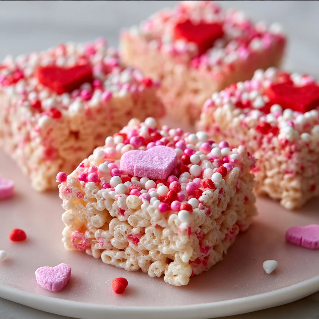 Homemade Rice Krispies Treats Valentines Day Bliss