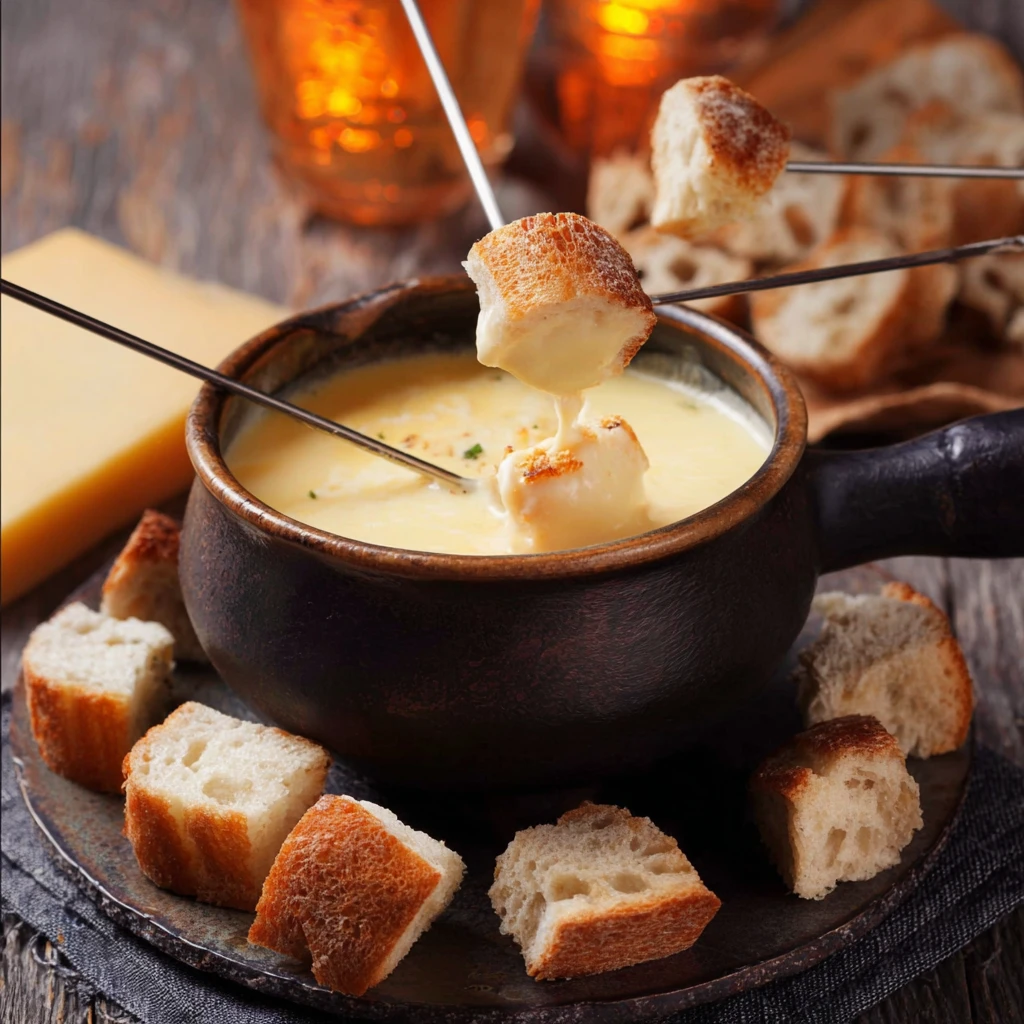 How To Make Fondue Cheese How To Make Cheese Fondue For Two Best Cheese Fondue Recipe Warm Cheese Fondue Recipe Simple Che...