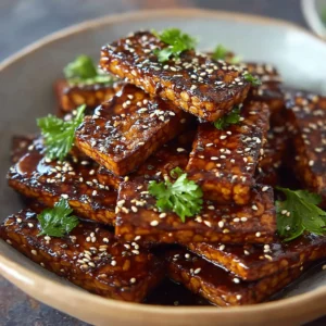 Irresistible Balsamic Miso Glazed Tempeh Recipe Delight