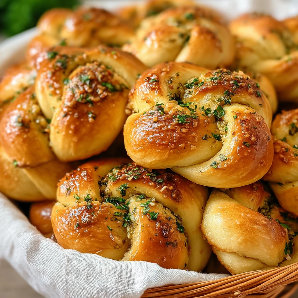 Irresistible Brown Butter Herb Garlic Knots Recipe