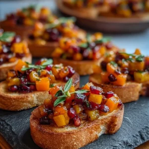 Irresistible Butternut Squash Bruschetta with Brown Butter