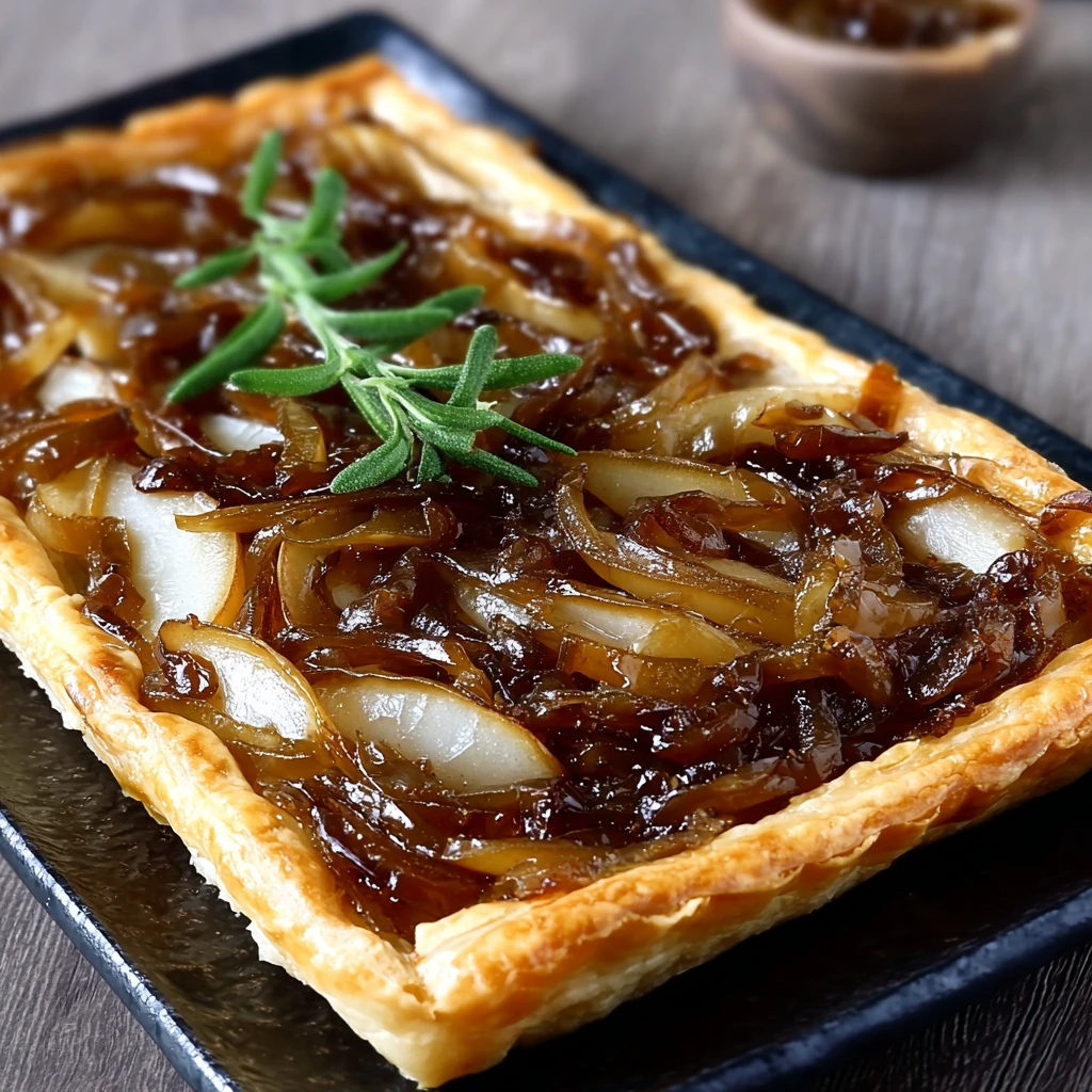 Irresistible Caramelized Onion Pear Side Dish Recipe