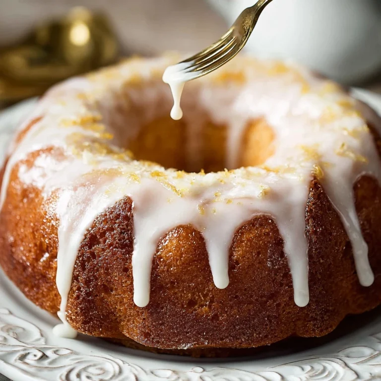 Irresistible Doughnut Cake Spiced Glaze Party Dessert