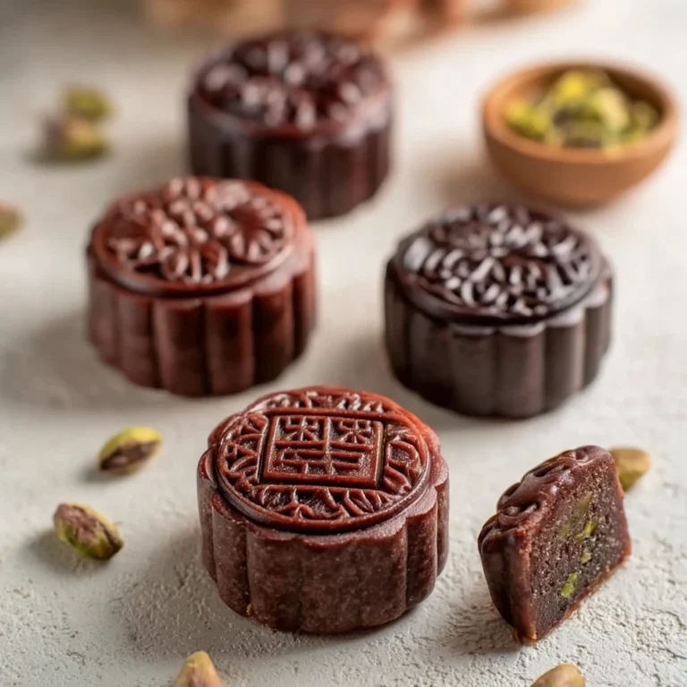 Irresistible Dubai Chocolate Mooncakes Pistachio Bliss