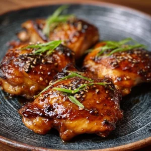 Irresistible Garlic Soy Roasted Chicken Thighs Recipe
