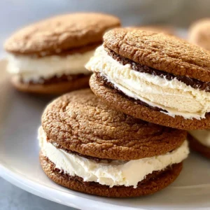 Irresistible Ginger Molasses Ice Cream Sandwiches Recipe