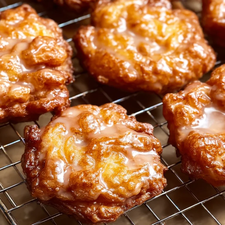 Irresistible Maple Glazed Apple Fritters Recipe