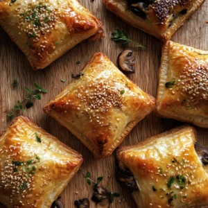 Irresistible Mushroom and Leek Puff Pastry Bites Recipe