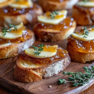 Irresistible Pumpkin Butter Crostini with Thyme Recipe