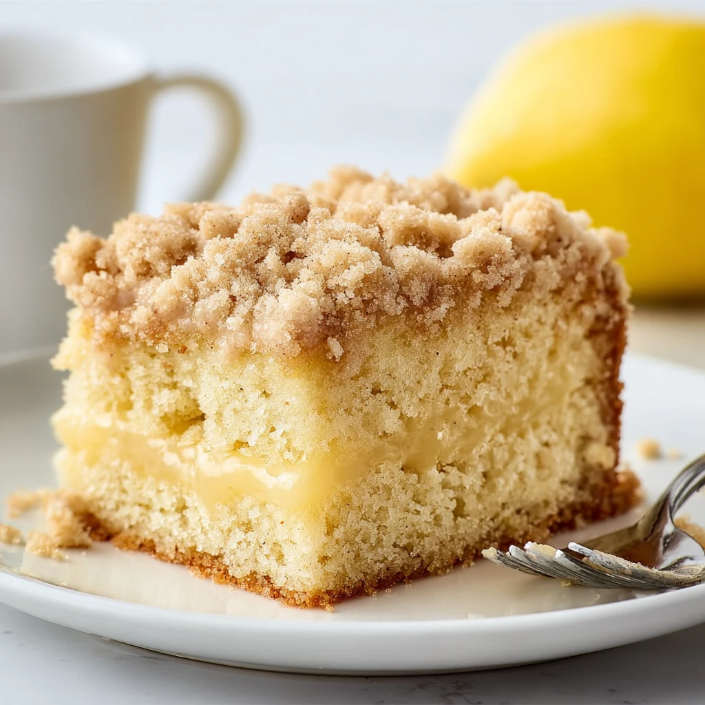 Lemon Curd Coffee Cake