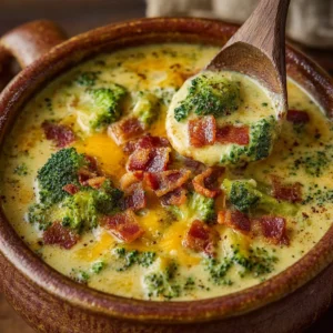 Loaded Broccoli Cheese & Potato Soup