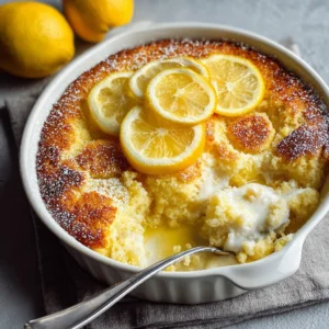 Magic Lemon Cobbler