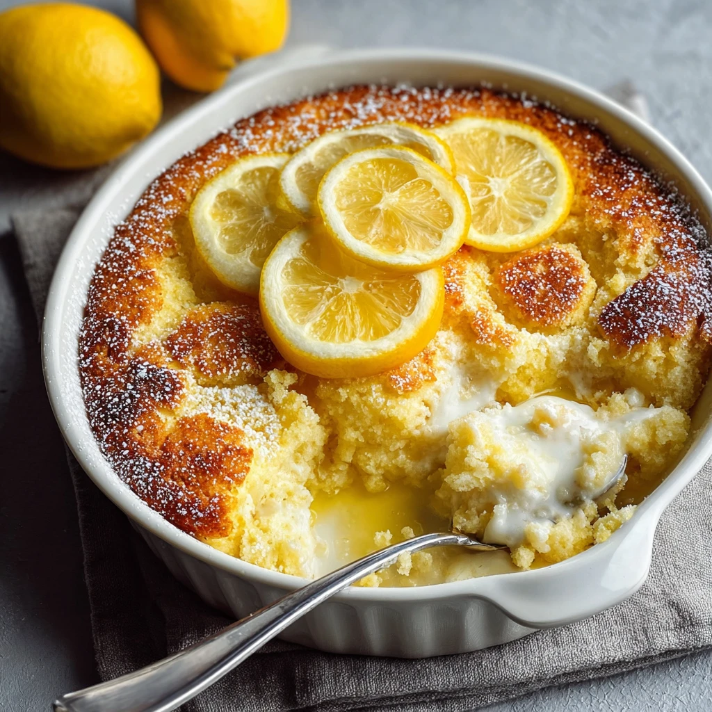 Magic Lemon Cobbler