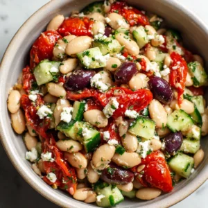 Mediterranean White Bean Salad