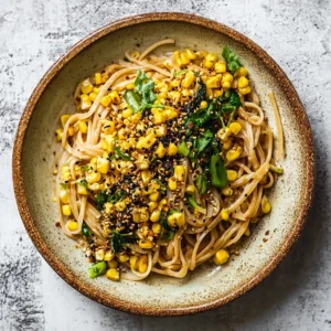 Miso Noodles With Charred Corn for a Flavor Explosion