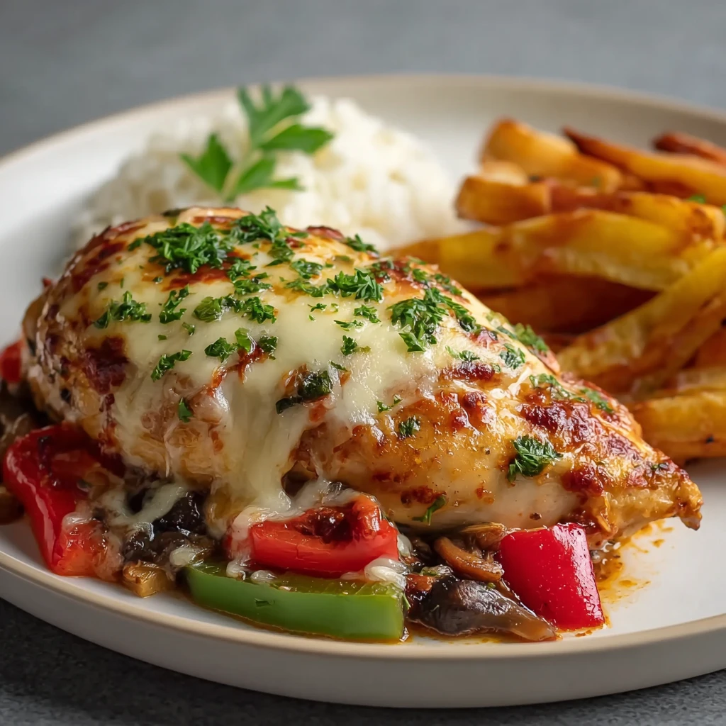 Mushroom Pepper Chicken