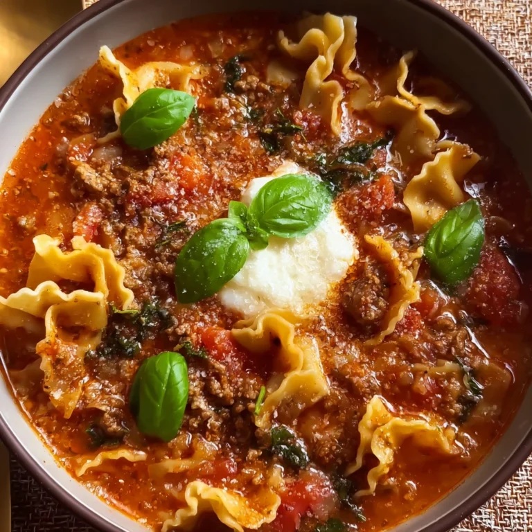 Onepot Lasagna Soup