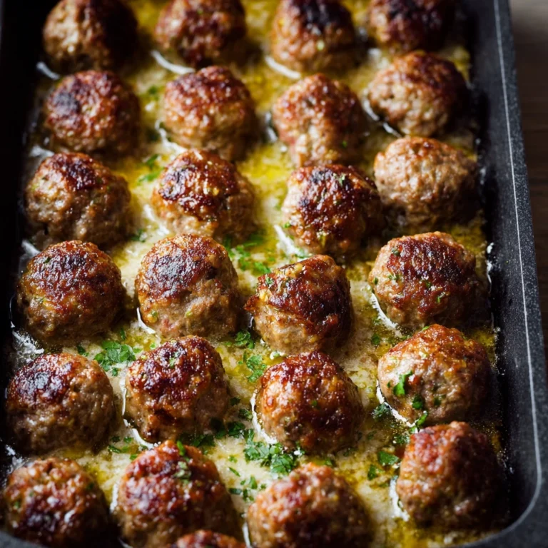 Ovenbaked Beef Meatballs
