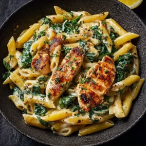Pasta with Chicken and Spinach: Easy Family Favorite Dinner
