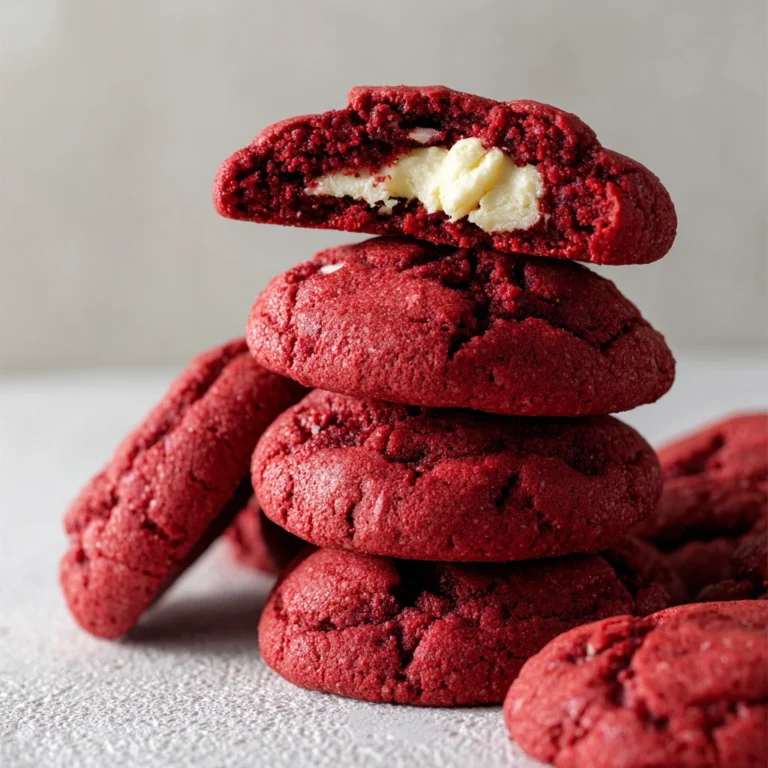 Red Velvet Cheesecake Cookies