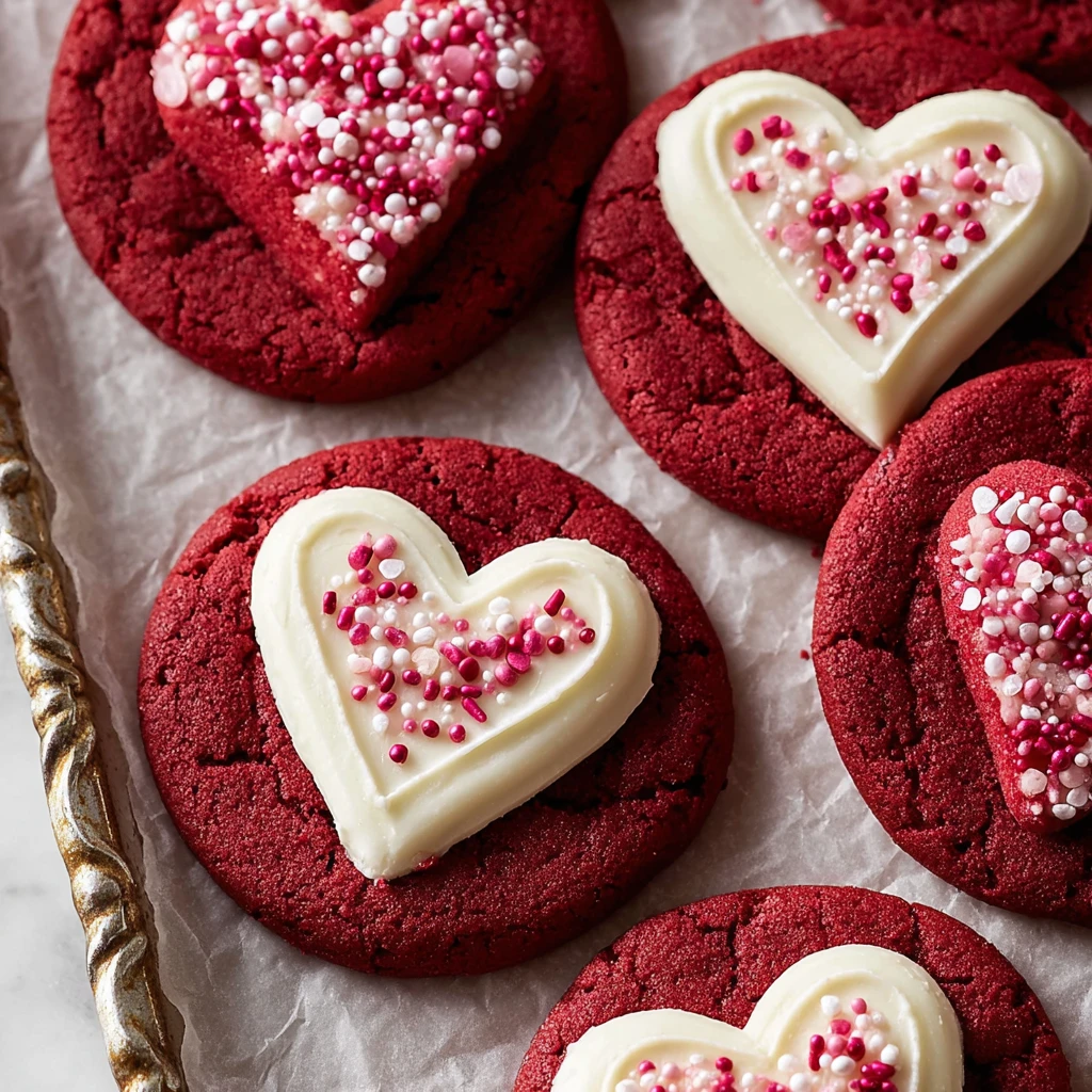 Red Velvet Sugar Cookies Valentines Day Dessert Guide