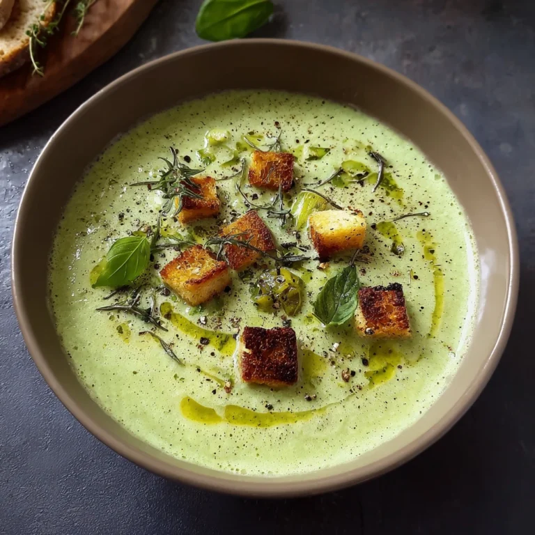 Roasted Courgette Soup