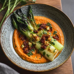 Romesco Leeks