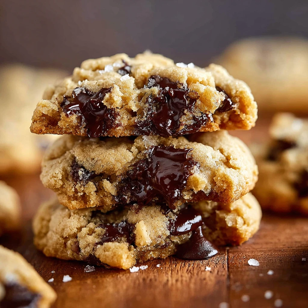 Salted Honey Chocolate Chip Cookies