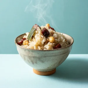 Savory Chinese Sticky Rice with Pandan for Festive Feasts