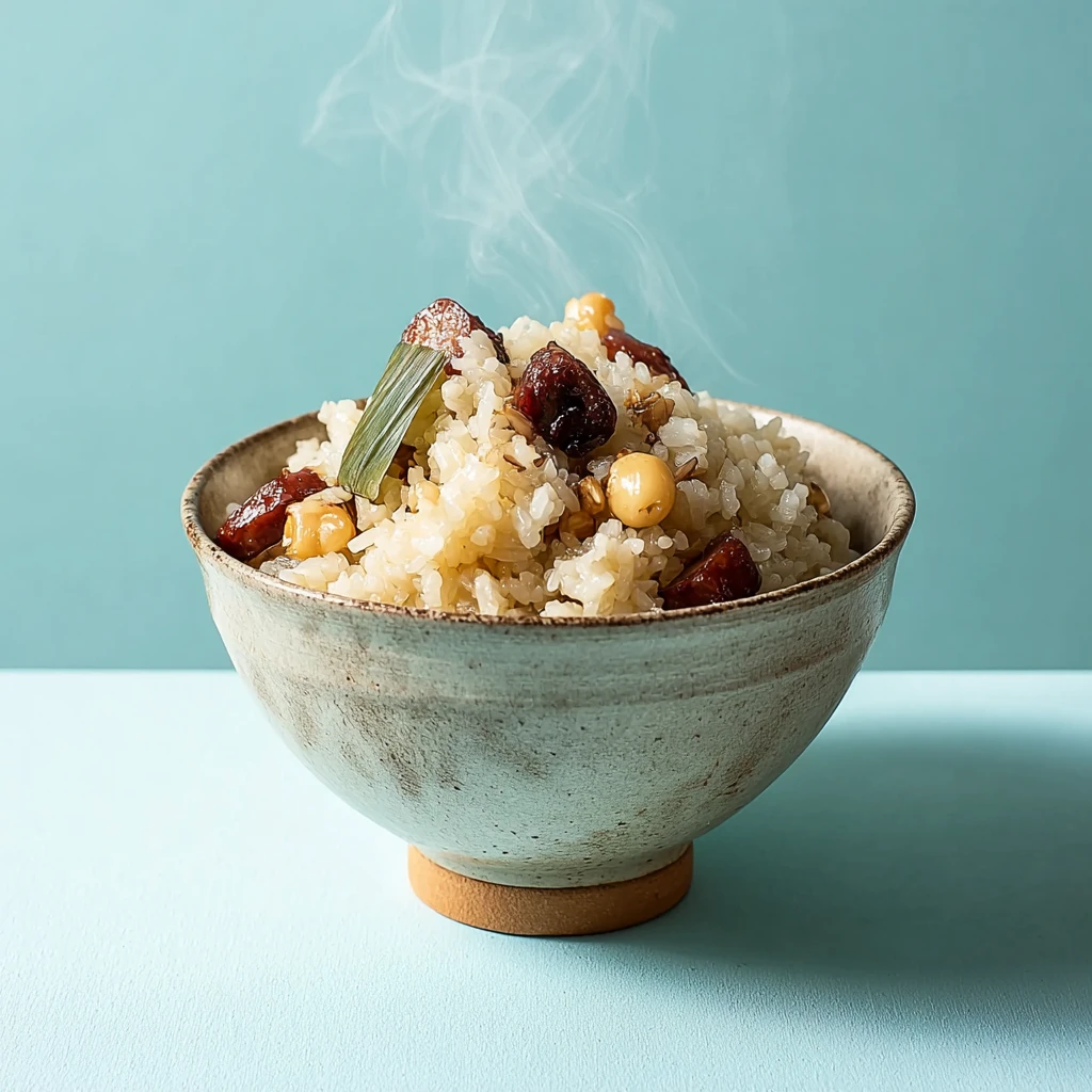 Savory Chinese Sticky Rice Pandan Festive Feasts