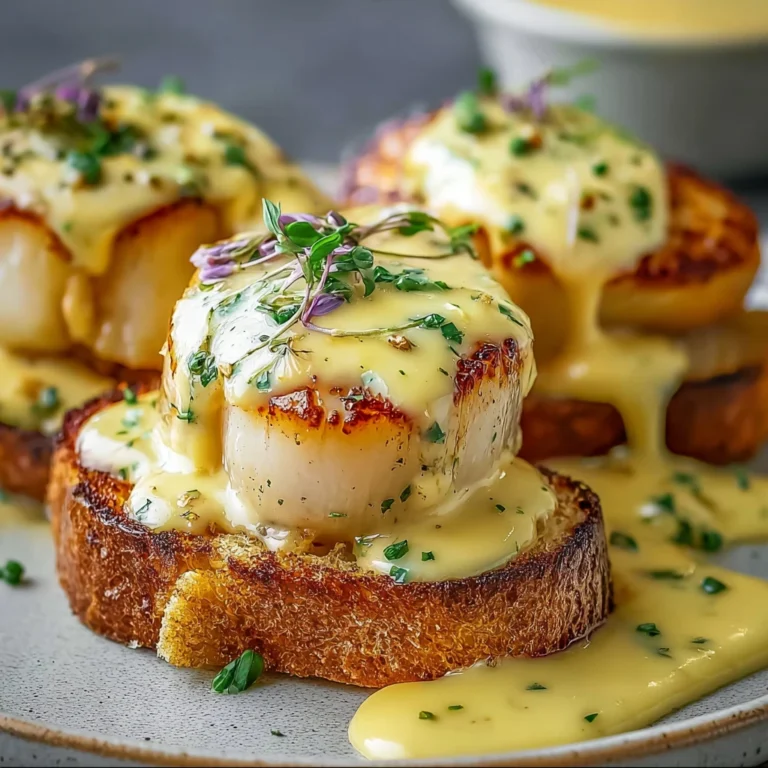 Scallops Benedict