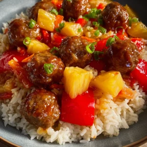 Shortcut Sweet and Sour Meatballs