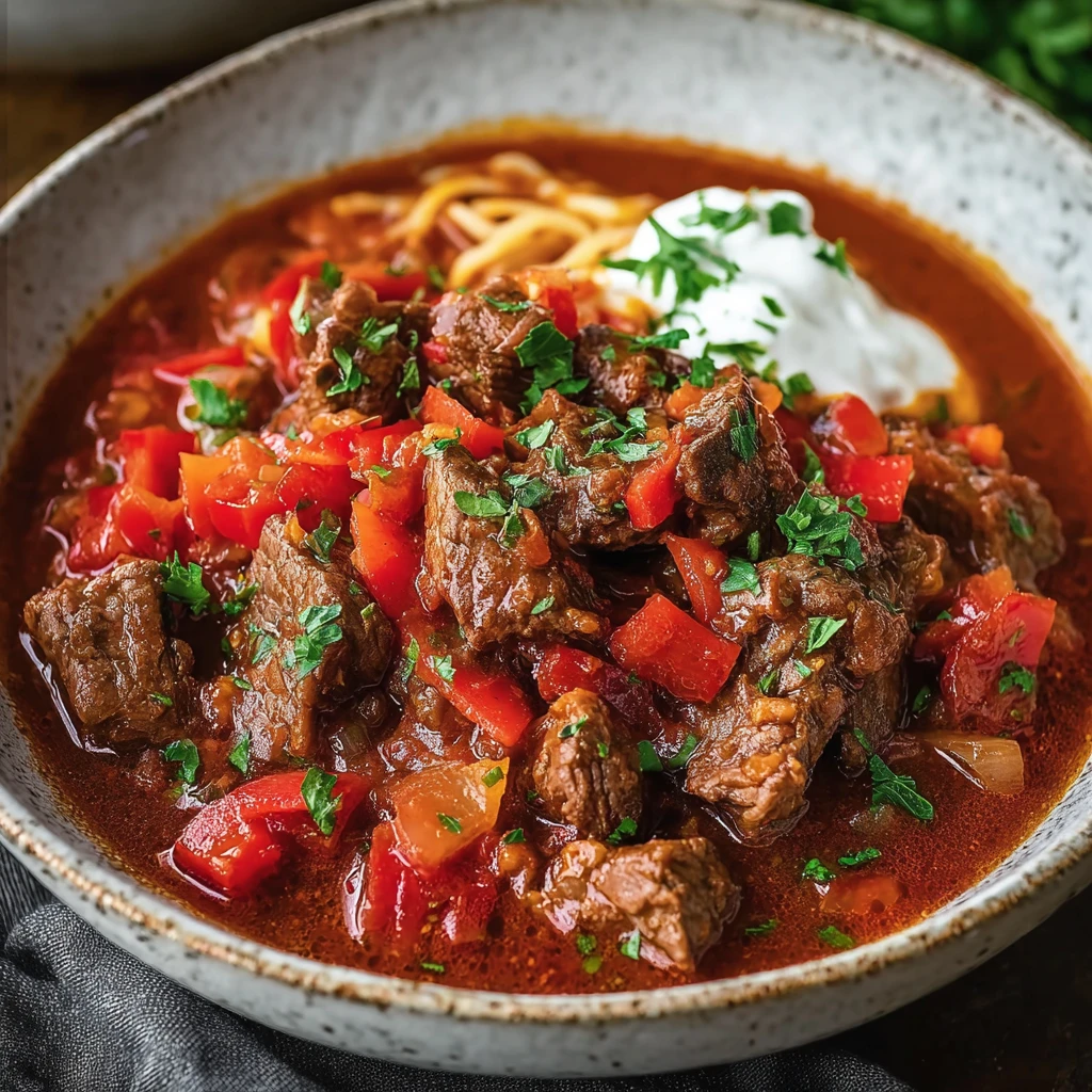 Slow Cooker Hungarian Goulash