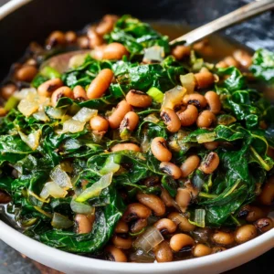 Smoky Collard Black-Eyed Peas