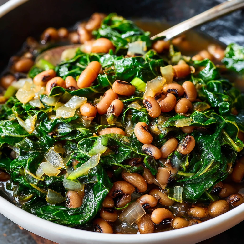 Smoky Collard Blackeyed Peas