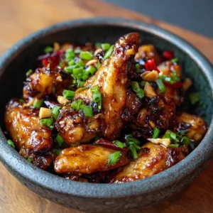 Sticky Kung Pao Chicken Wings That Wow Your Taste Buds