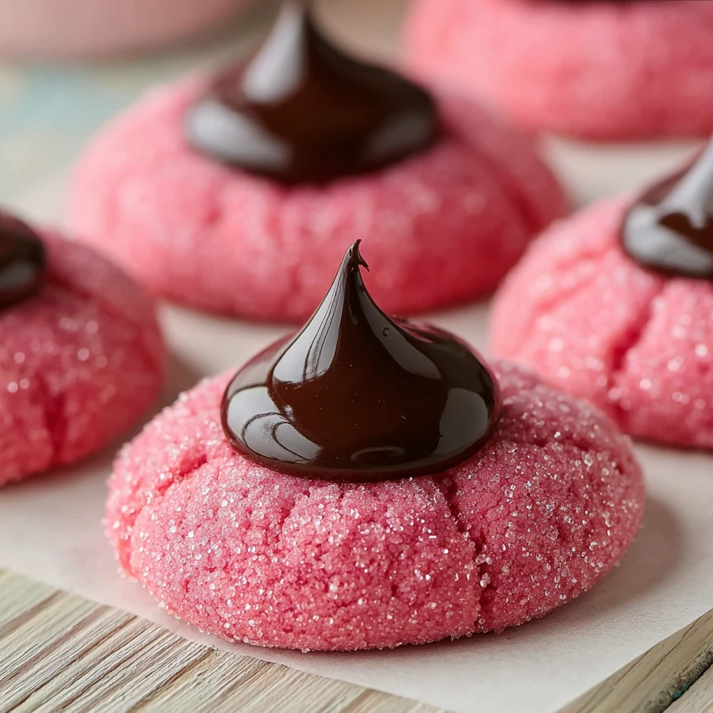 Strawberry Kiss Cookies