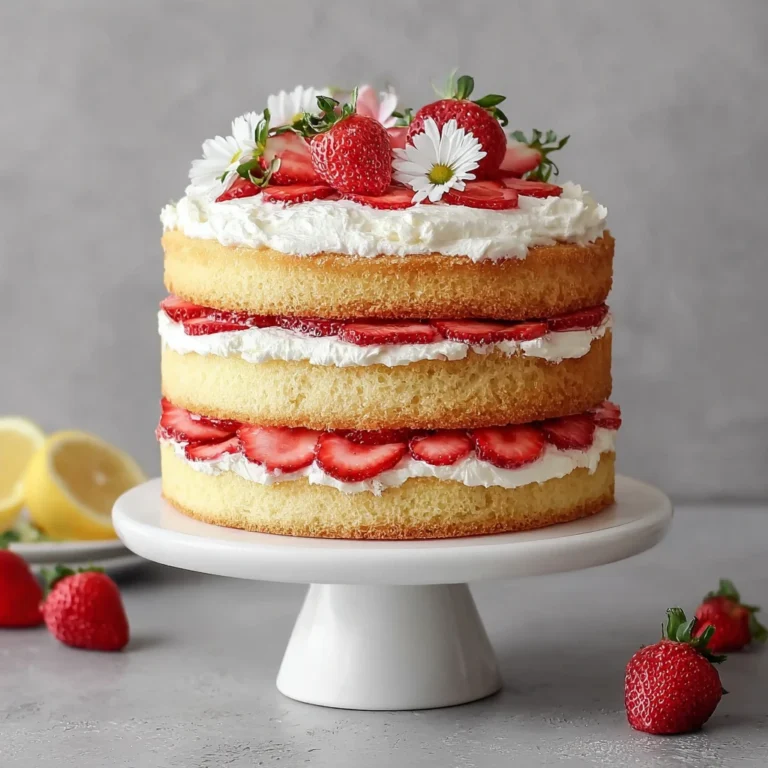Strawberry Lemonade Cake