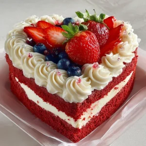 Strawberry Valentine Cake