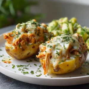 Stuffed Potato with Chicken