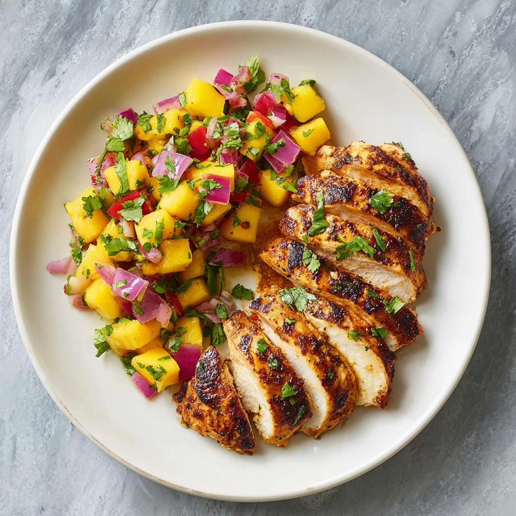 Sweet Spicy Chicken Mango Salsa Your Summer Flavor