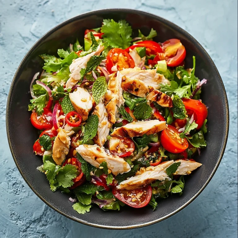 Thai Chicken Salad Zesty Dinner Delight