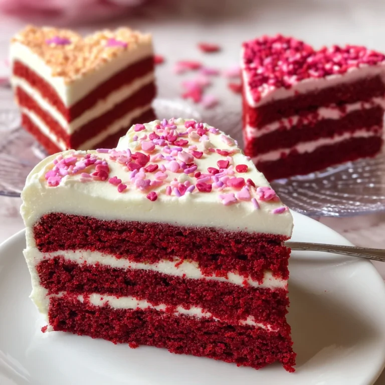 Valentines Heart Beet Cake