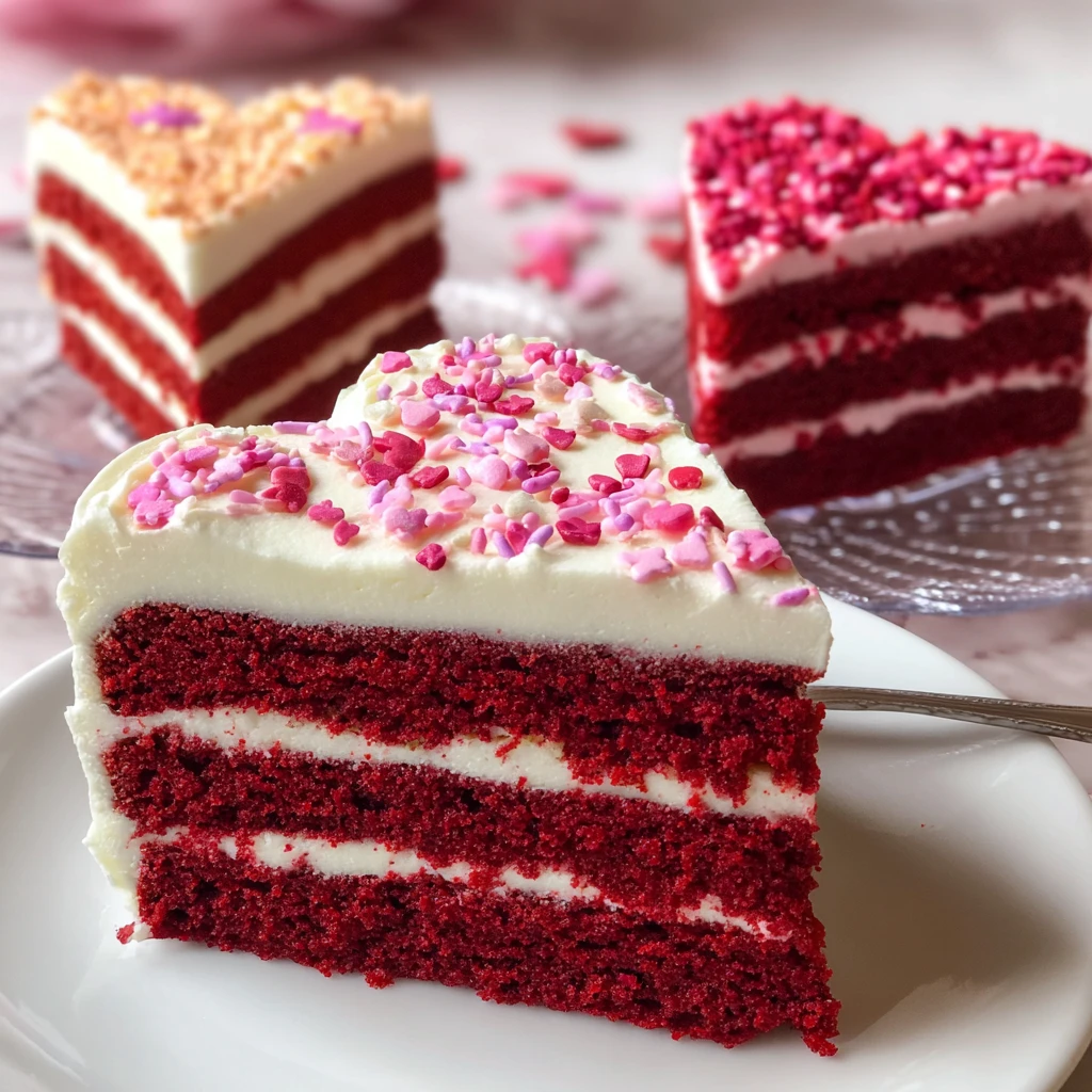 Valentines Heart Beet Cake