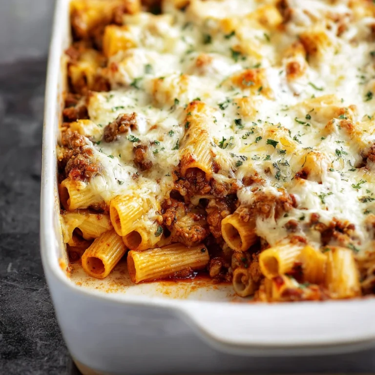 Vegan Baked Rigatoni Lentil Meat Sauce That Delights