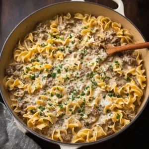 30-Minute Ground Beef Stroganoff