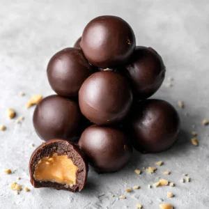 4-ingredient Chocolate Peanut Butter Bites