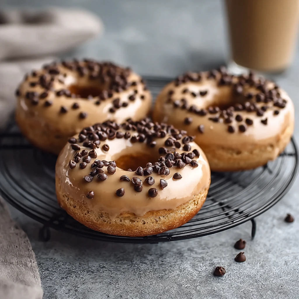 Baked Coffee Doughnuts