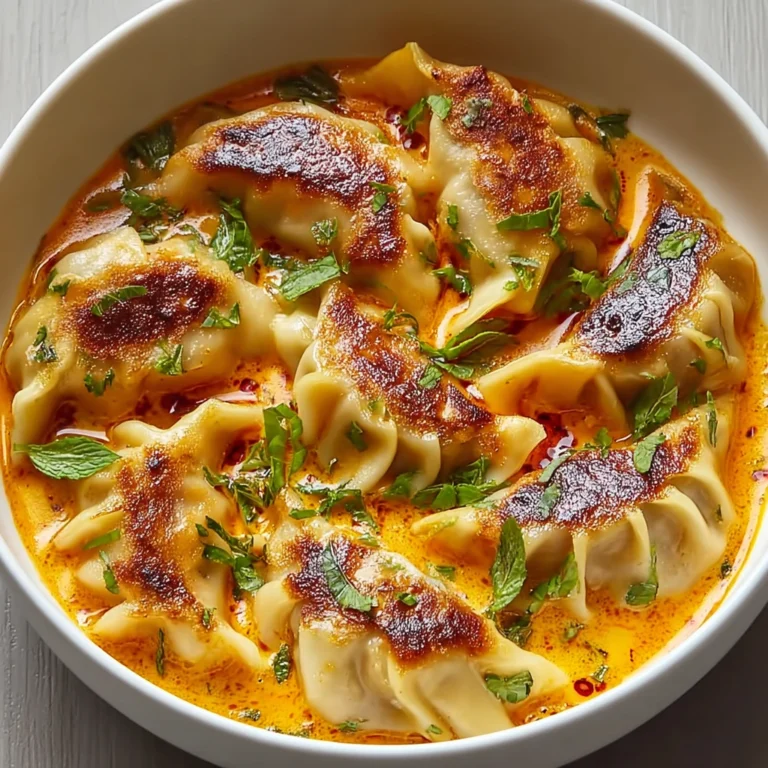 Baked Potstickers Thai Curry