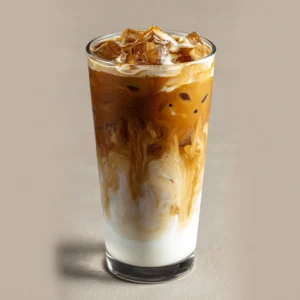 Banana cream iced latte